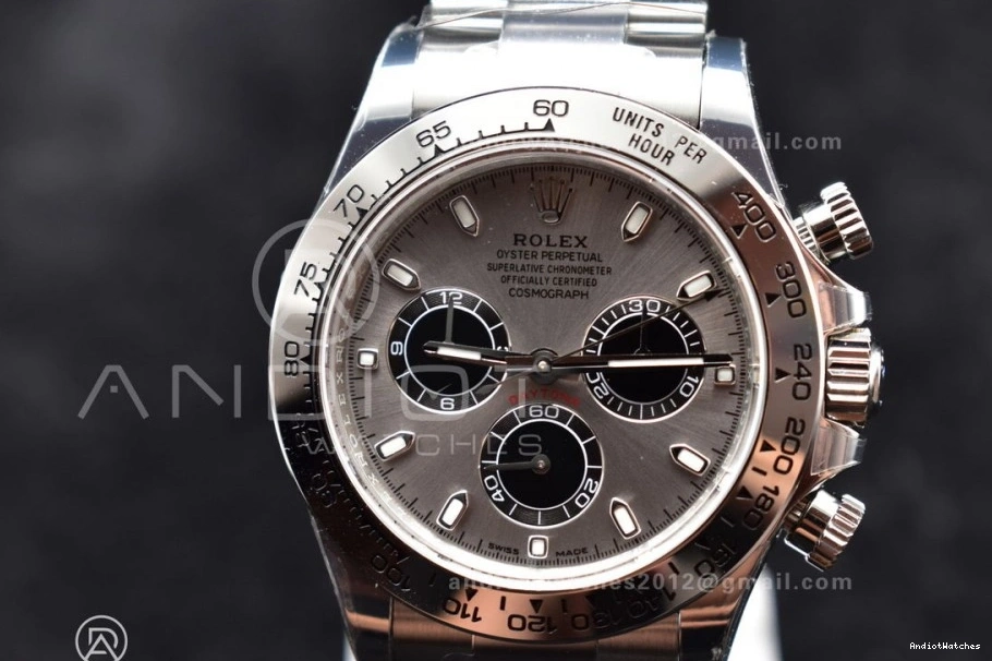 SS 116520 Daytona Best 904L SA 1:1 Bracelet Grey 422 Dial FreshLook And BTF Case Edition 1012